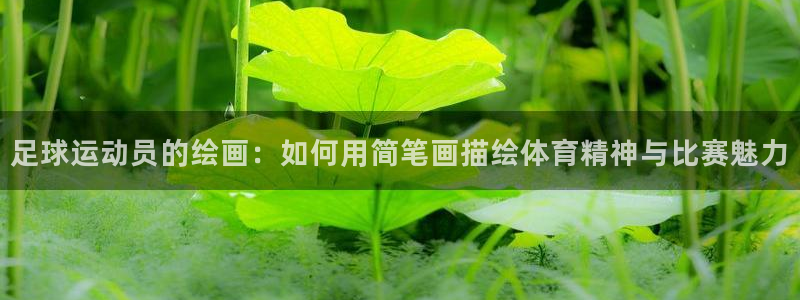 88体育赛事免费直播：足球运动员的绘画：如何用简笔画描绘体育精神与比赛魅力